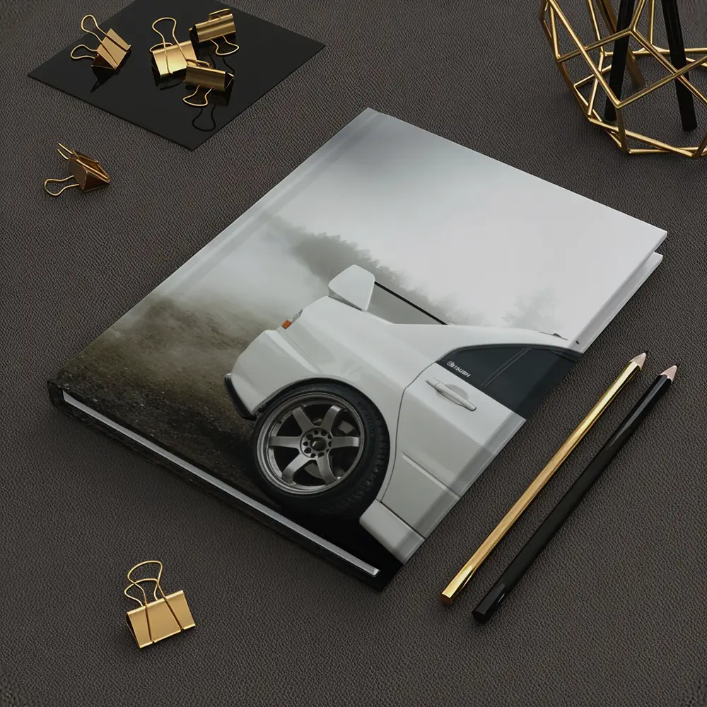 Mitsubishi Lancer Evolution White Fog Drift – Notebooks