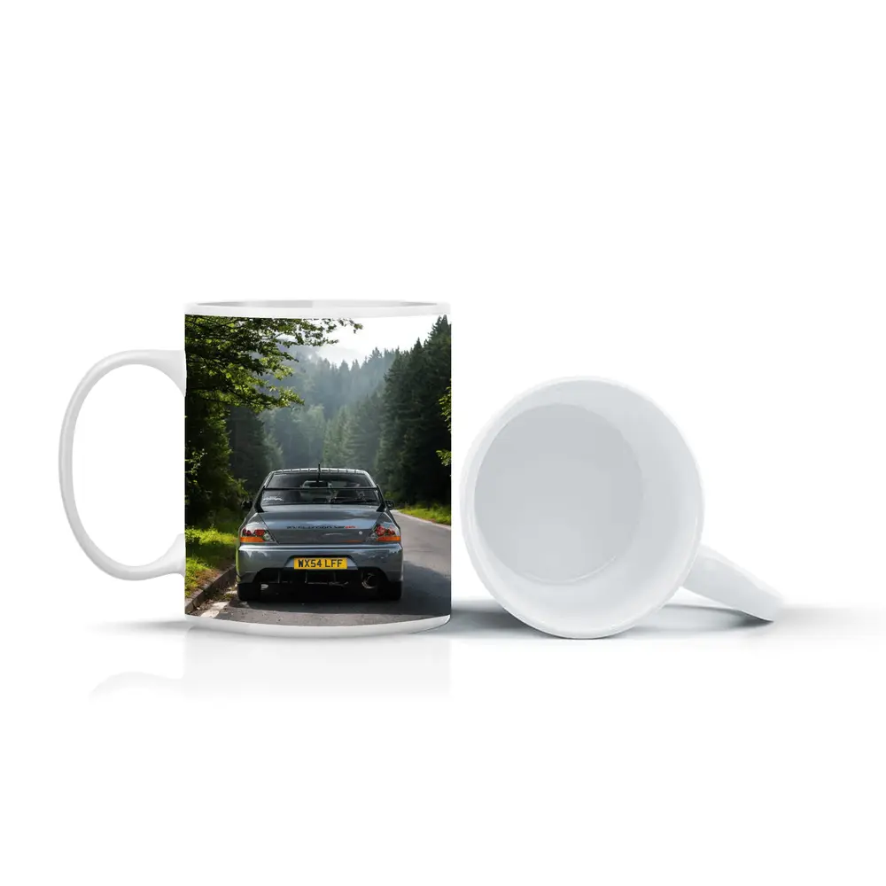 Mitsubishi Lancer Evolution Forest Road Rear – Mugs