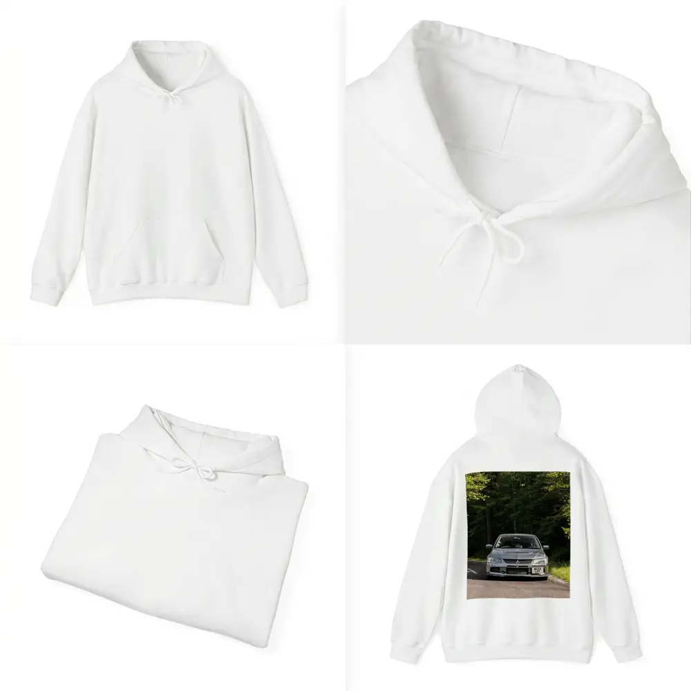 Mitsubishi Lancer Evolution Forest Road Front – Hoodies