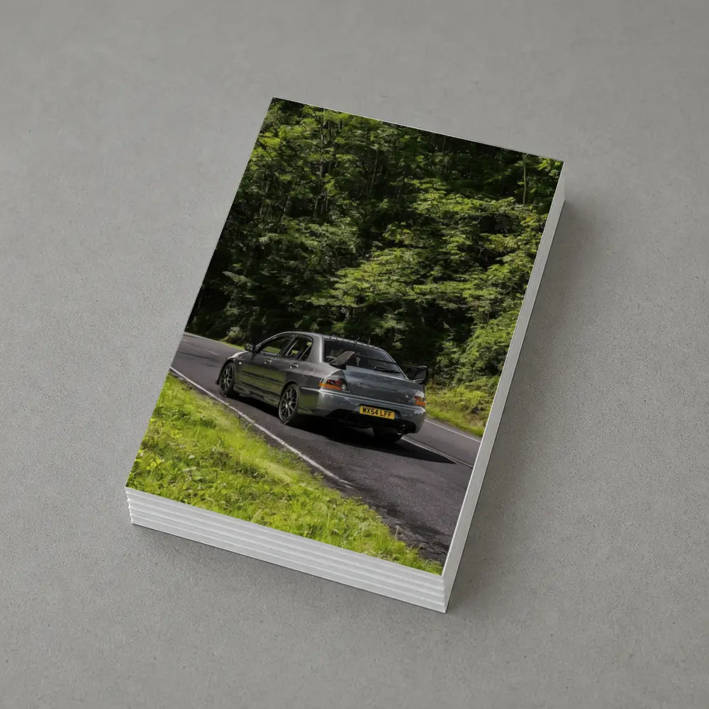 Mitsubishi Lancer Evo Forest Road Drive – Postcards