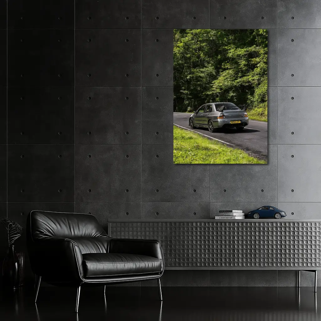 Mitsubishi Lancer Evo Forest Road Drive – Wall Art
