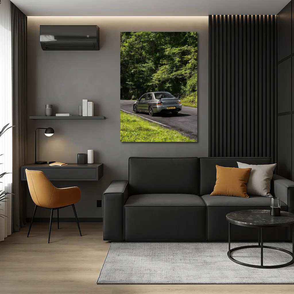 Mitsubishi Lancer Evo Forest Road Drive – Wall Art