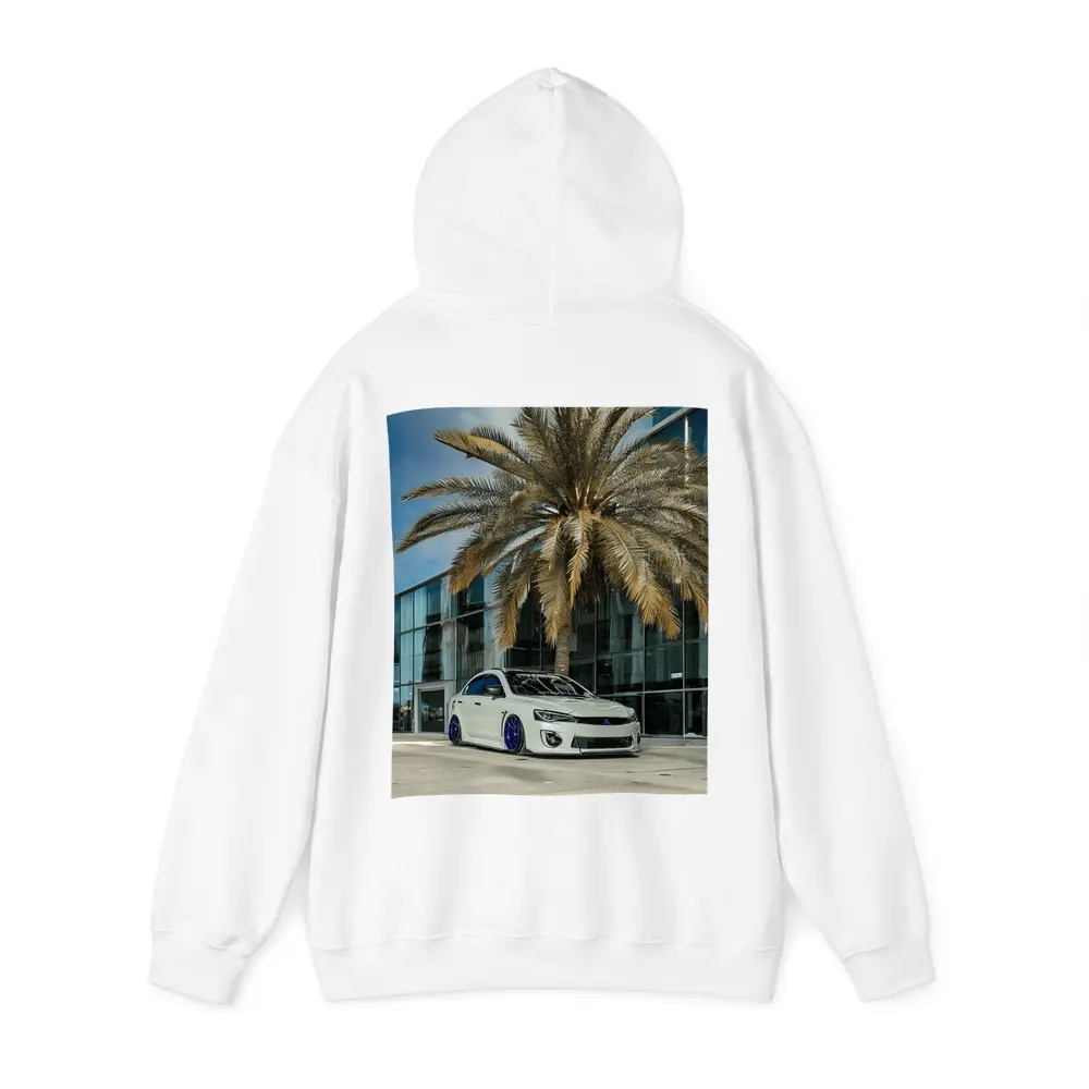 Mitsubishi Lancer Stance Build Palm Tree City – Hoodies