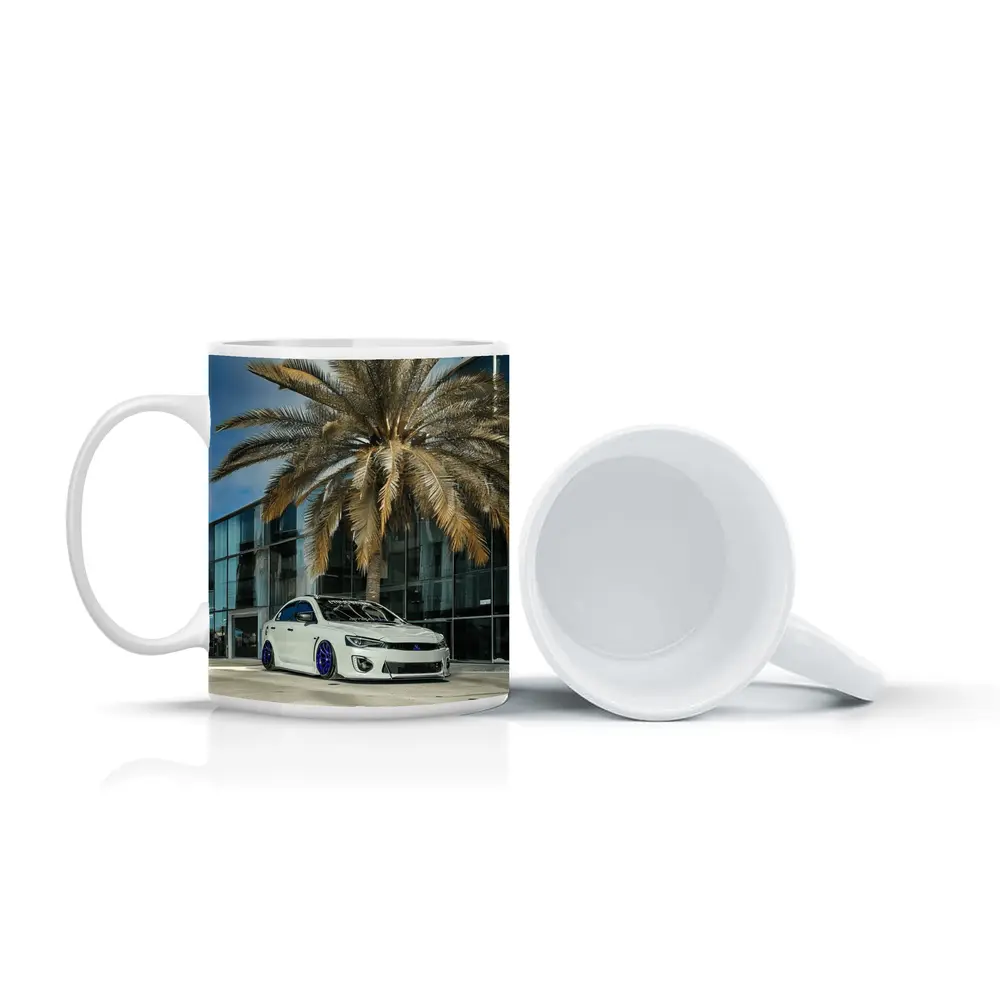 Mitsubishi Lancer Stance Build Palm Tree City – Mugs