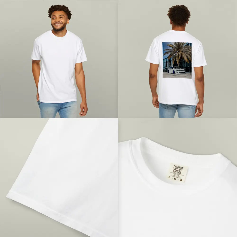 Mitsubishi Lancer Stance Build Palm Tree City – T-Shirts
