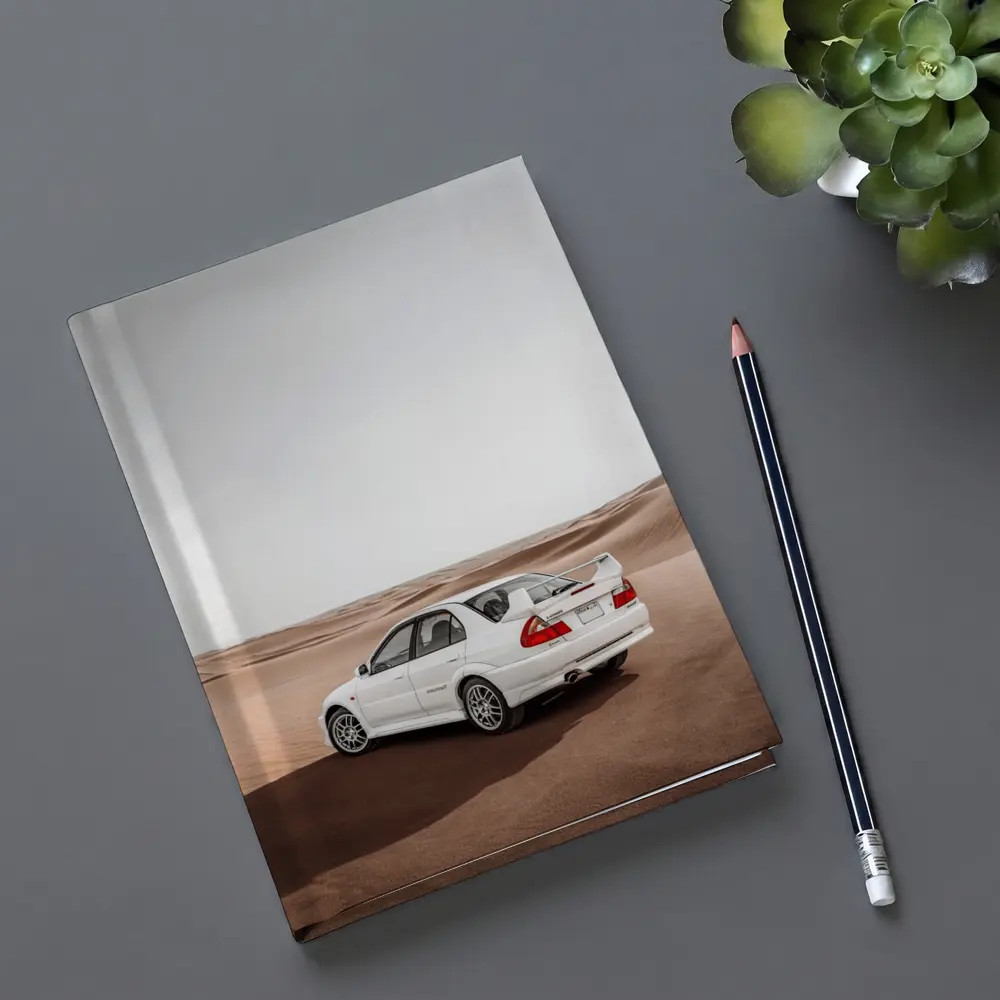 Mitsubishi Lancer Evolution White Desert Dunes – Notebooks