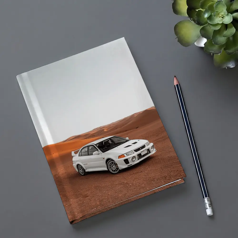 Mitsubishi Lancer Evolution White Desert Dunes – Notebooks