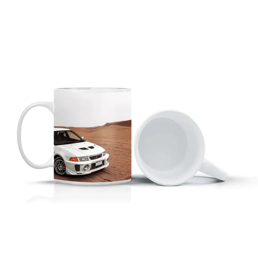 Mitsubishi Lancer Evolution Desert Sand Dunes – Mugs