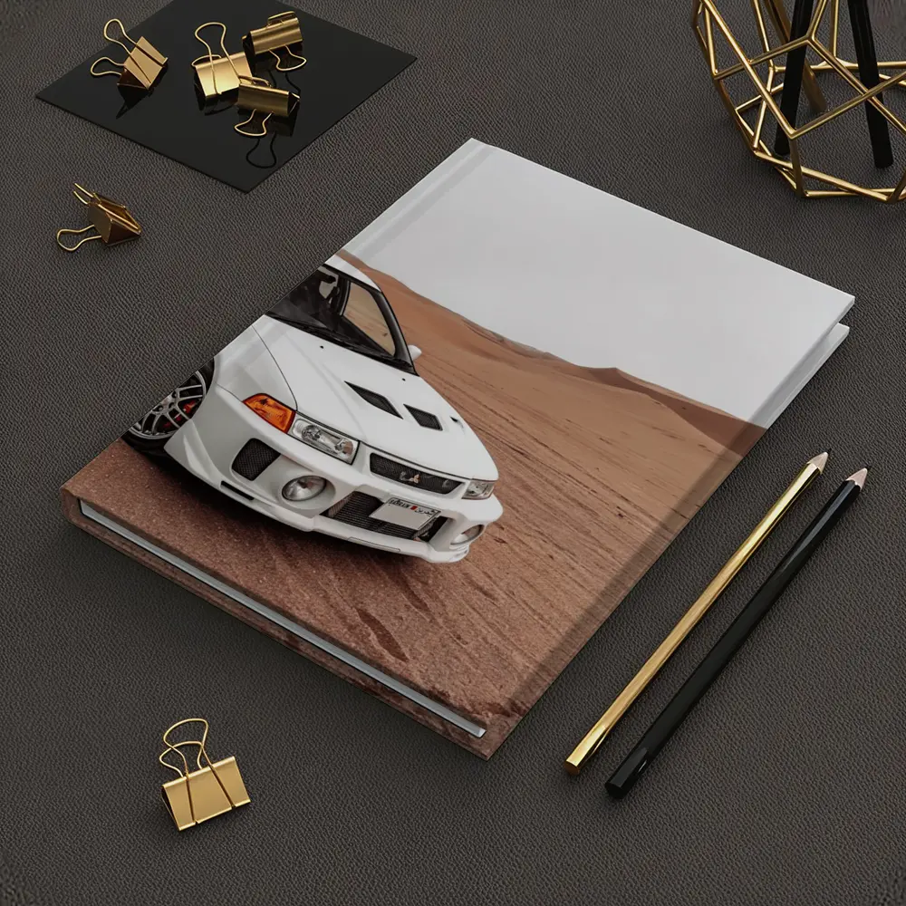 Mitsubishi Lancer Evolution Desert Sand Dunes – Notebooks
