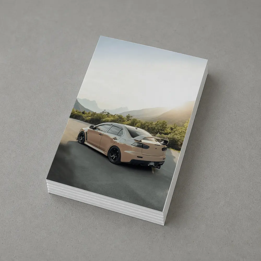 Mitsubishi Lancer Evo Mountain Road Drive – Postcards