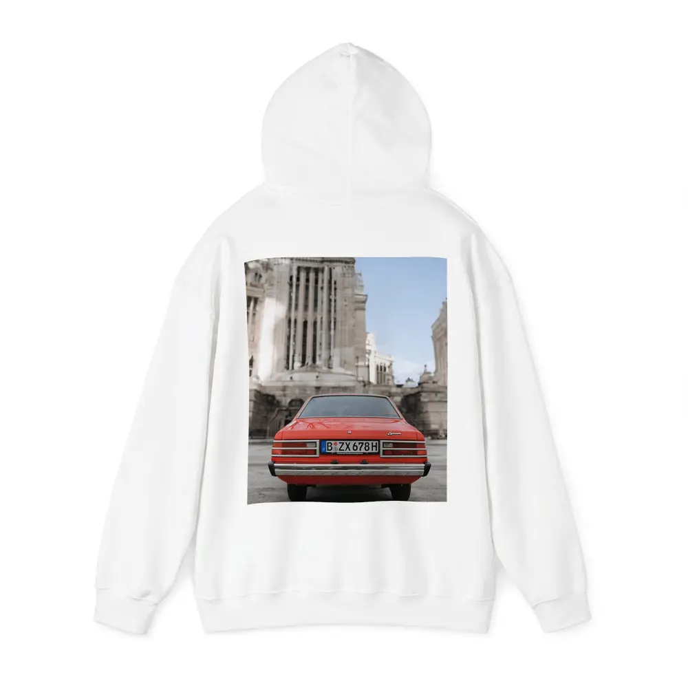 Mitsubishi Lancer Classic Red Old Town Street – Hoodies