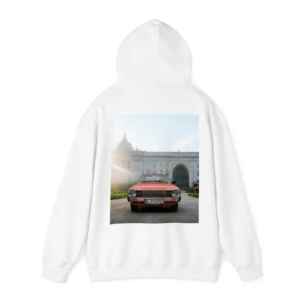 Mitsubishi Lancer Red Classic Car European Palace – Hoodies