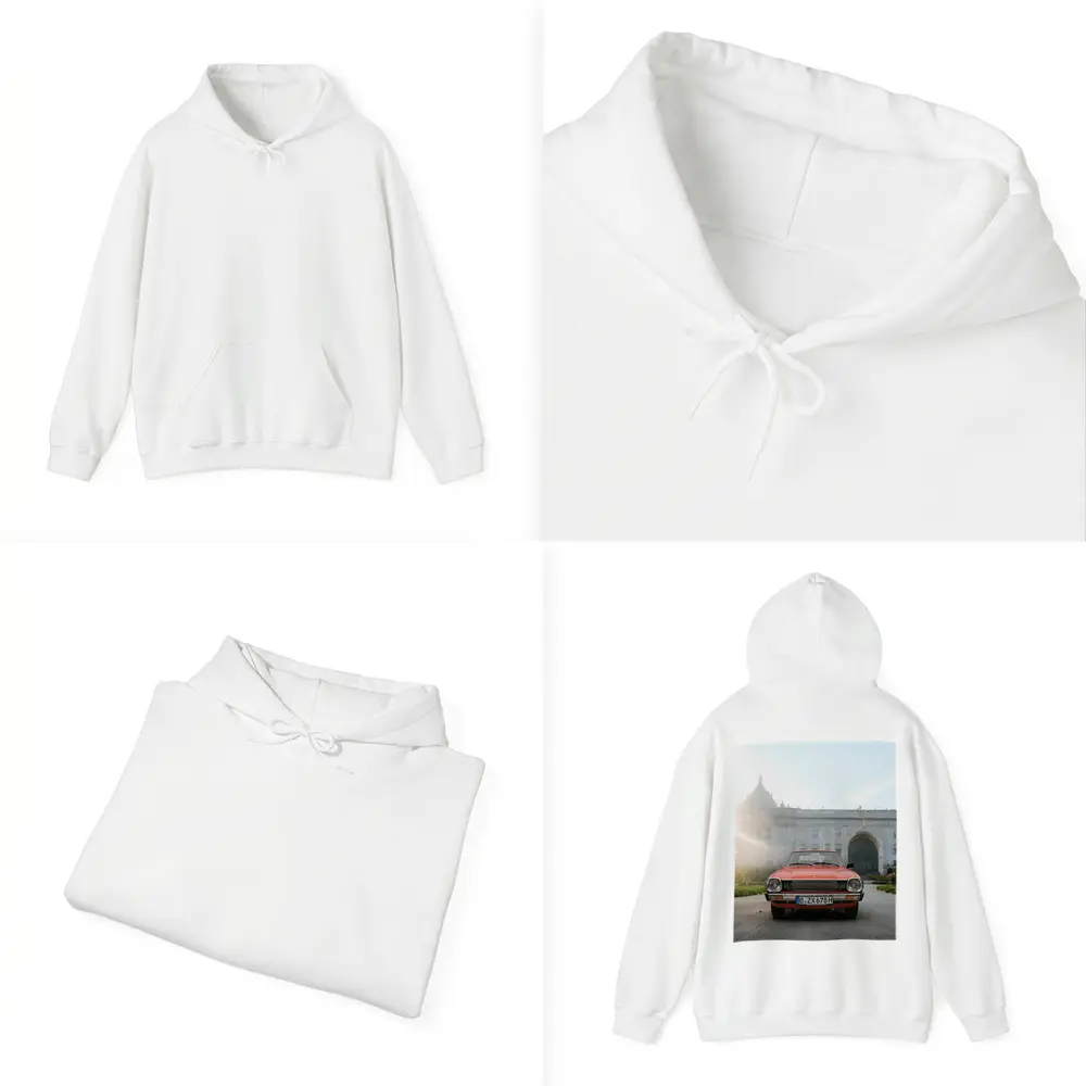 Mitsubishi Lancer Red Classic Car European Palace – Hoodies