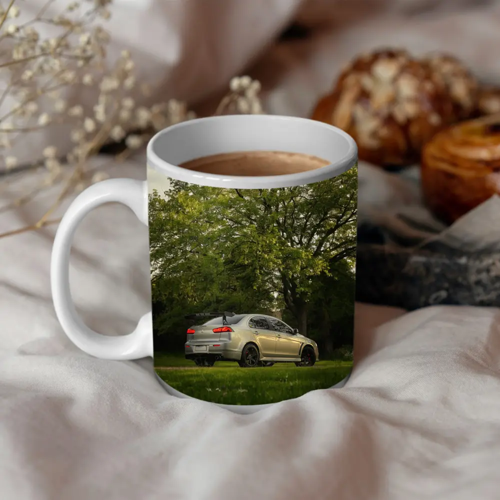 Mitsubishi Lancer Evolution Silver Park Setting – Mugs