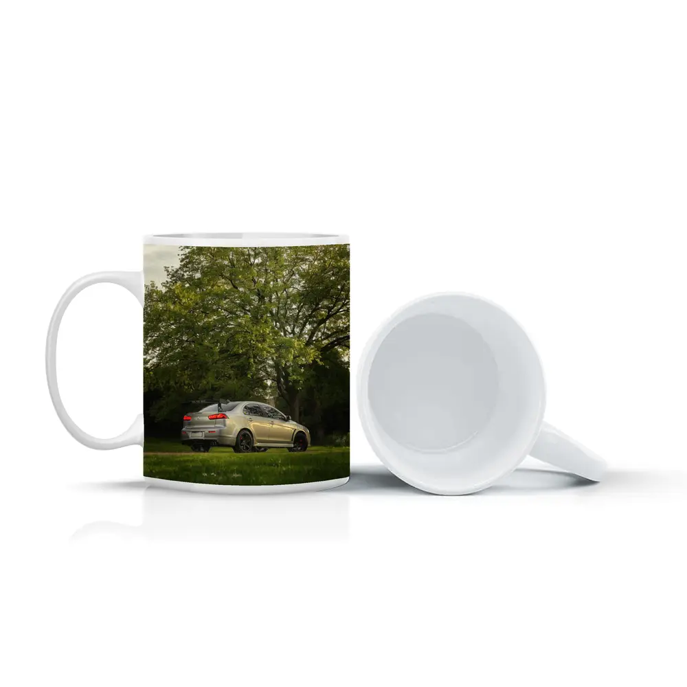 Mitsubishi Lancer Evolution Silver Park Setting – Mugs