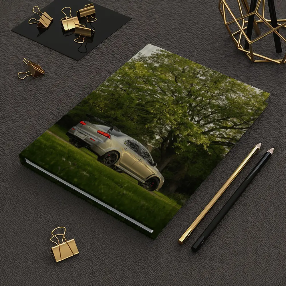 Mitsubishi Lancer Evolution Silver Park Setting – Notebooks