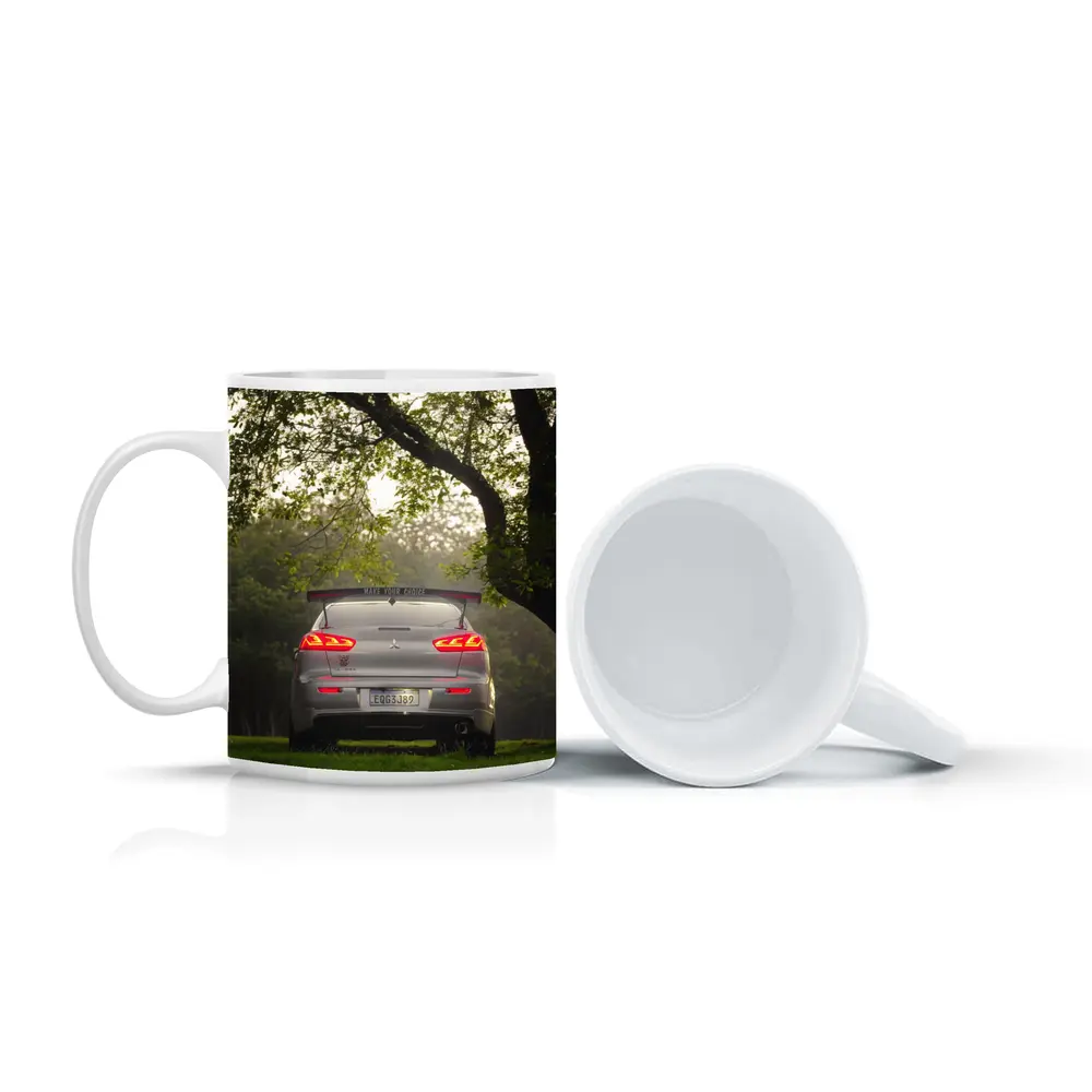 Mitsubishi Lancer Rear View Misty Park – Mugs
