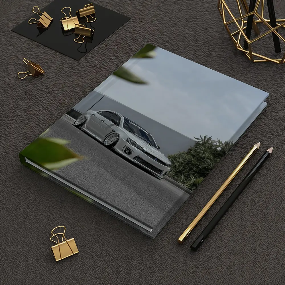 Mitsubishi Lancer Bagged White Stance Street – Notebooks