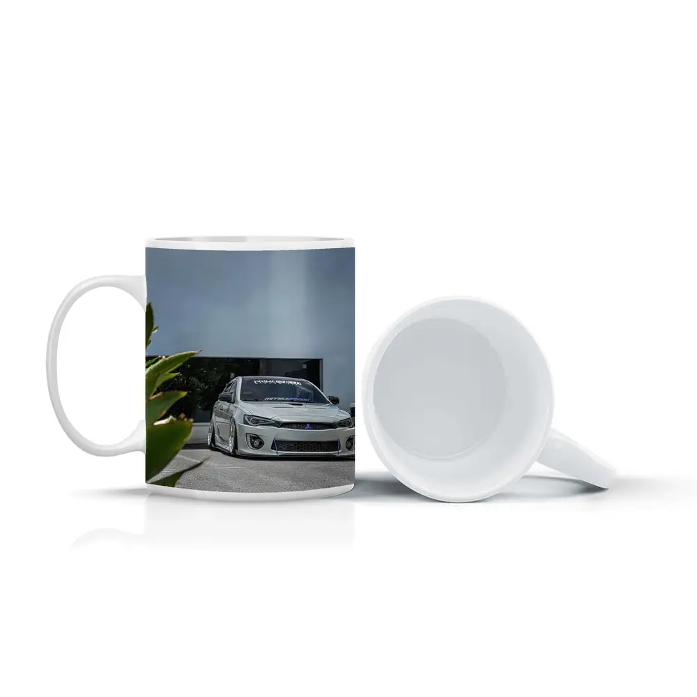 Mitsubishi Lancer Widebody Stance Parking Lot – Mugs