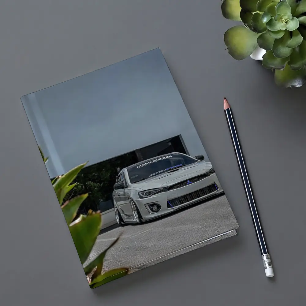 Mitsubishi Lancer Widebody Stance Parking Lot – Notebooks