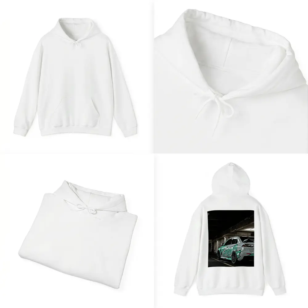 Mitsubishi Lancer Graffiti Wrap Underground Parking – Hoodies
