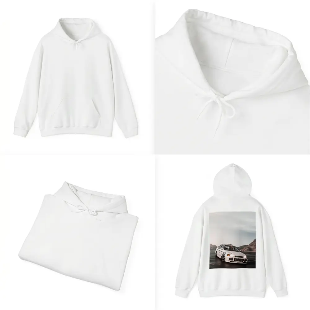 Mitsubishi Lancer Evolution White Mountain Road – Hoodies