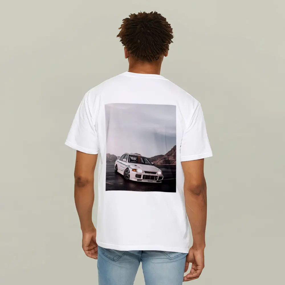 Mitsubishi Lancer Evolution White Mountain Road – T-Shirts