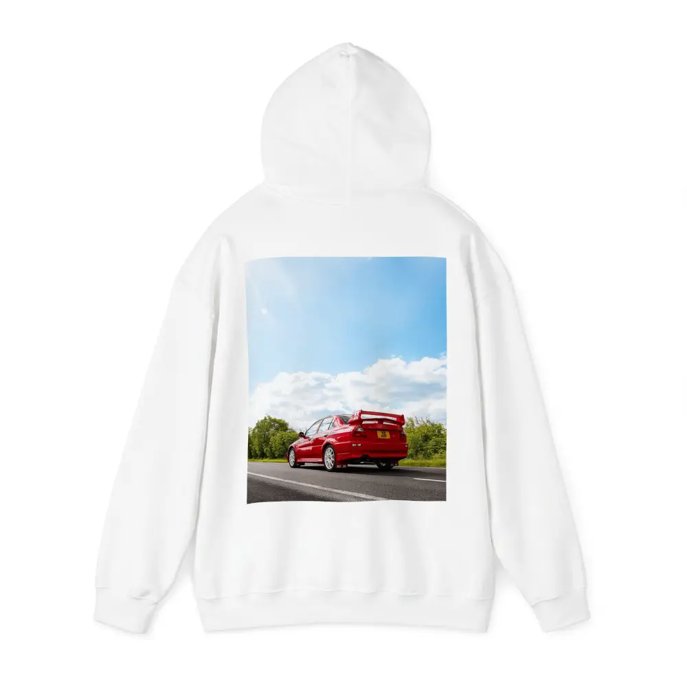Mitsubishi Lancer Evolution Red Road Drive – Hoodies