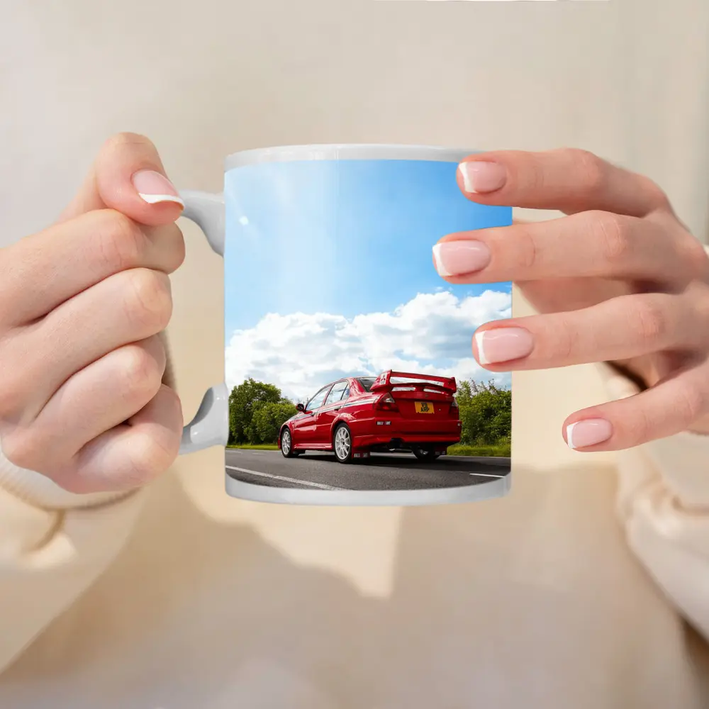 Mitsubishi Lancer Evolution Red Road Drive – Mugs