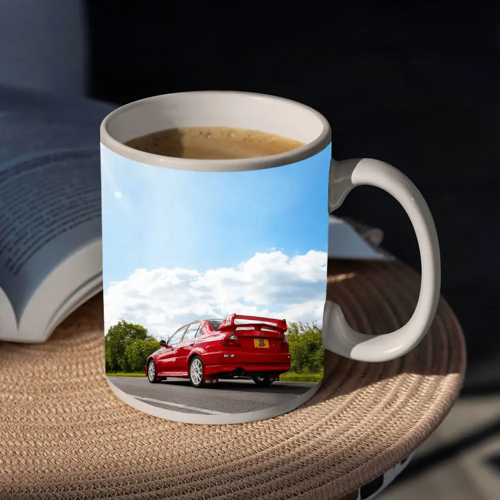 Mitsubishi Lancer Evolution Red Road Drive – Mugs