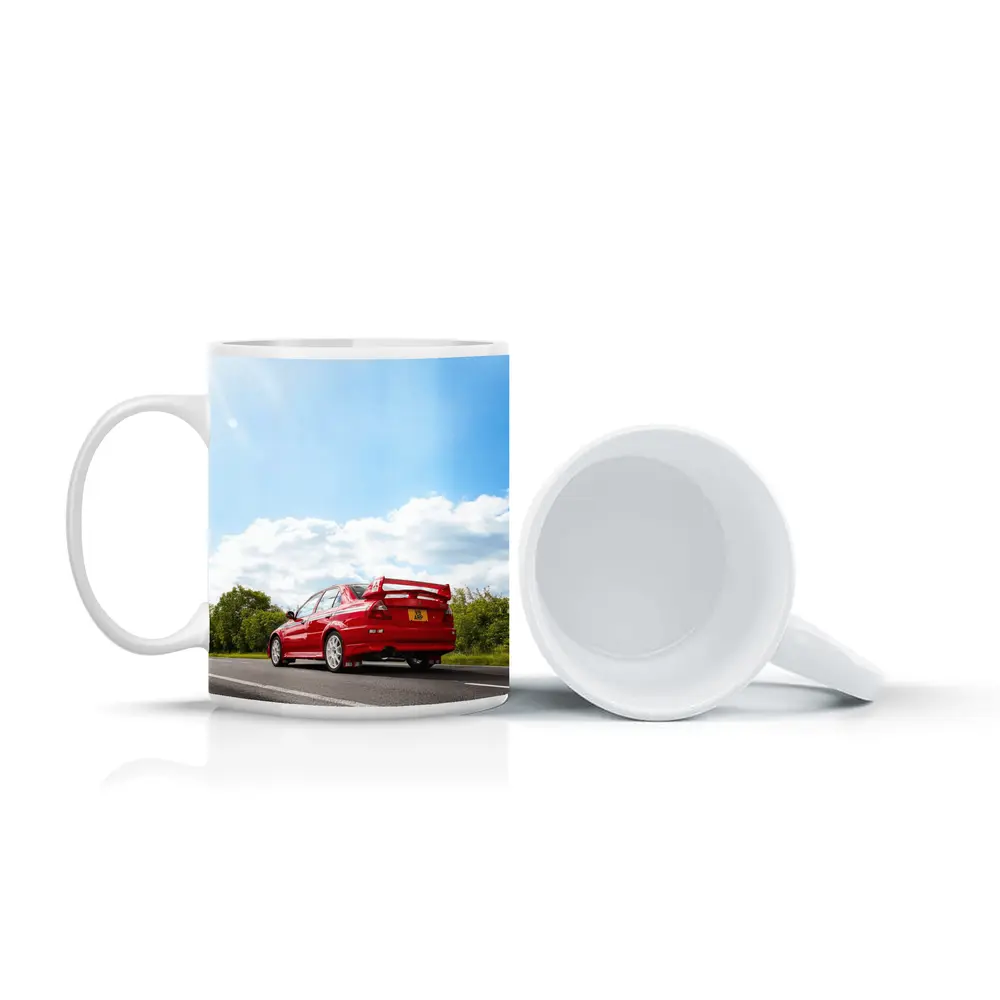 Mitsubishi Lancer Evolution Red Road Drive – Mugs