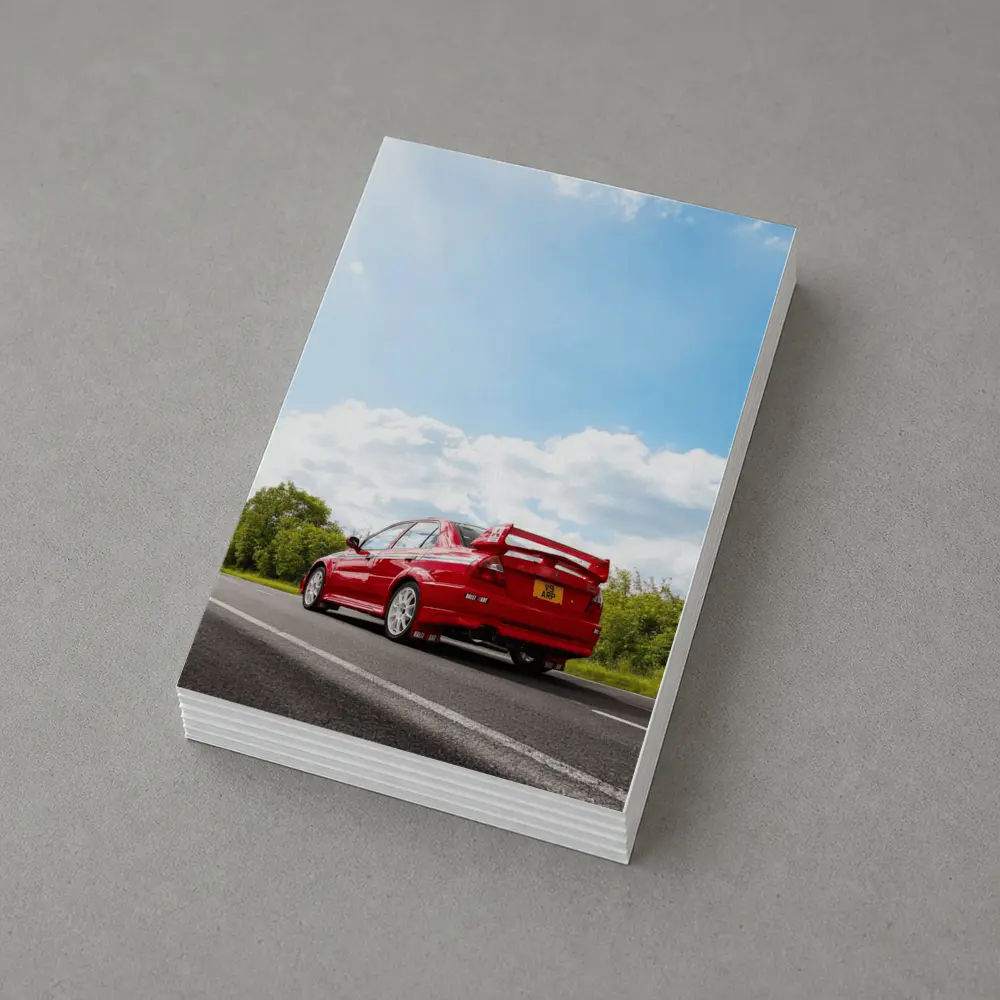 Mitsubishi Lancer Evolution Red Road Drive – Postcards