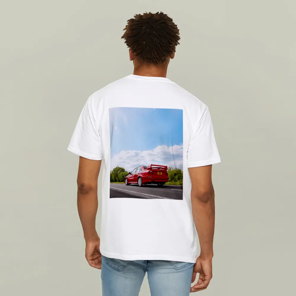 Mitsubishi Lancer Evolution Red Road Drive – T-Shirts