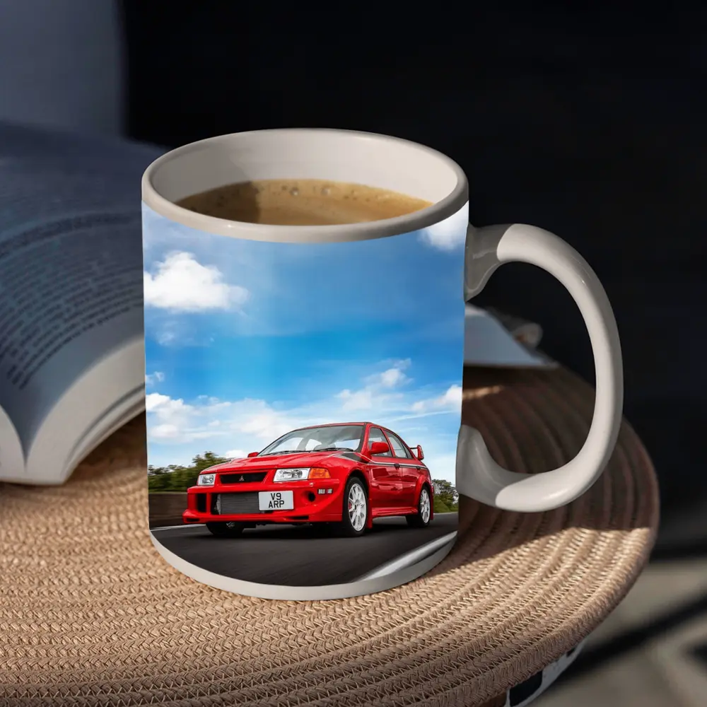 Mitsubishi Lancer Evolution Red Road Speed – Mugs