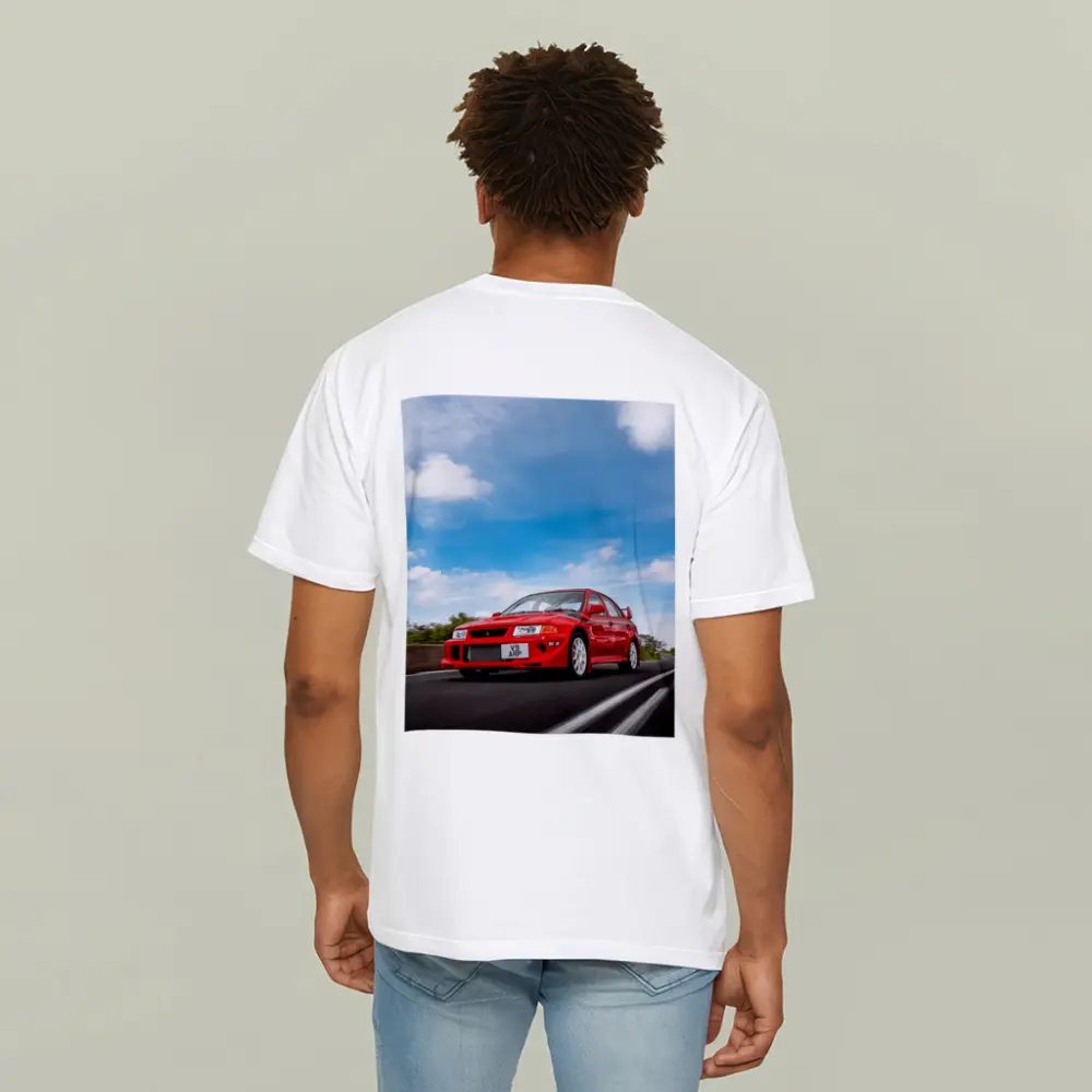 Mitsubishi Lancer Evolution Red Road Speed – T-Shirts