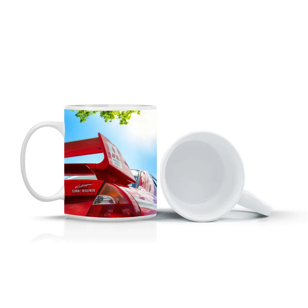 Mitsubishi Lancer Evolution Tommi Makinen Red – Mugs