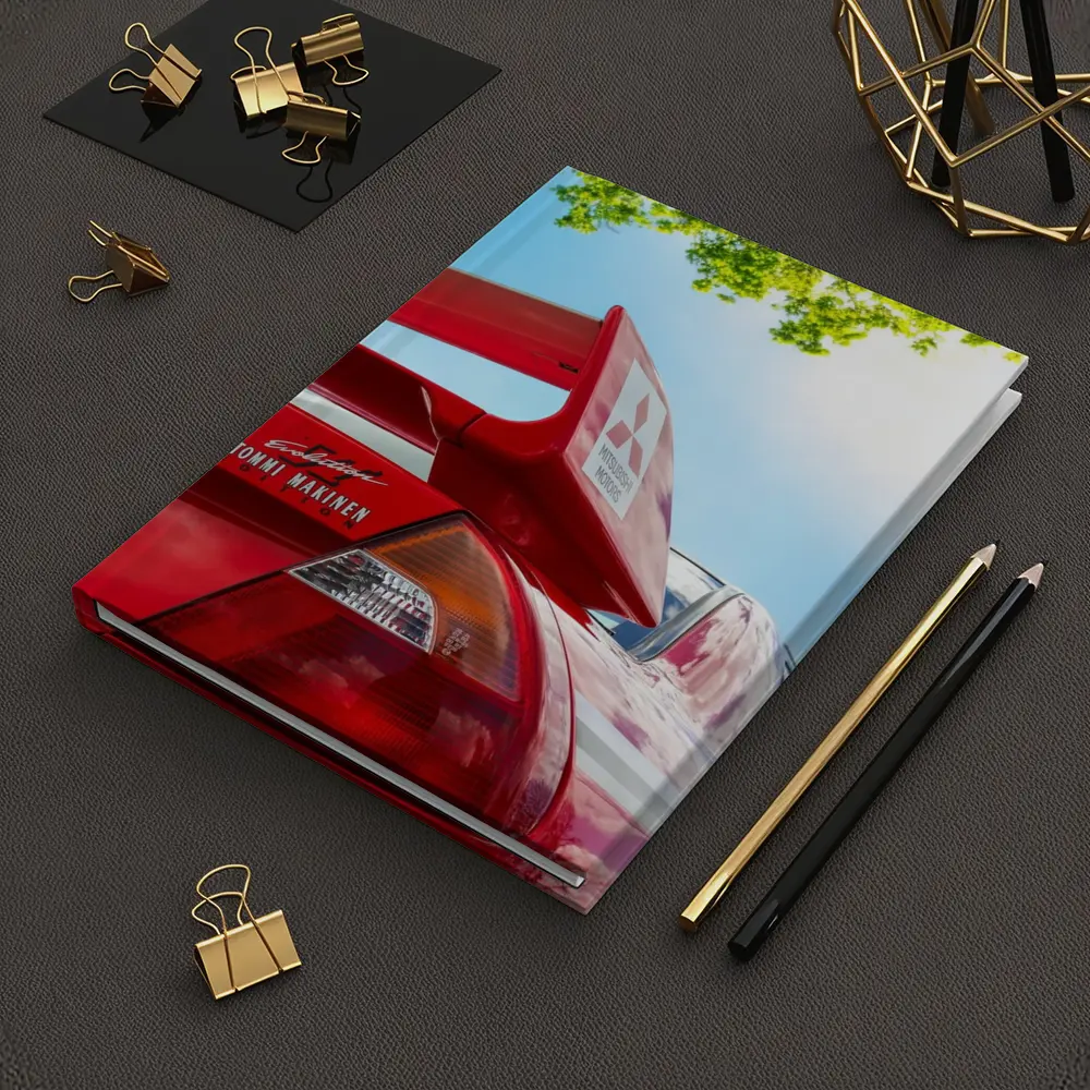 Mitsubishi Lancer Evolution Tommi Makinen Red – Notebooks