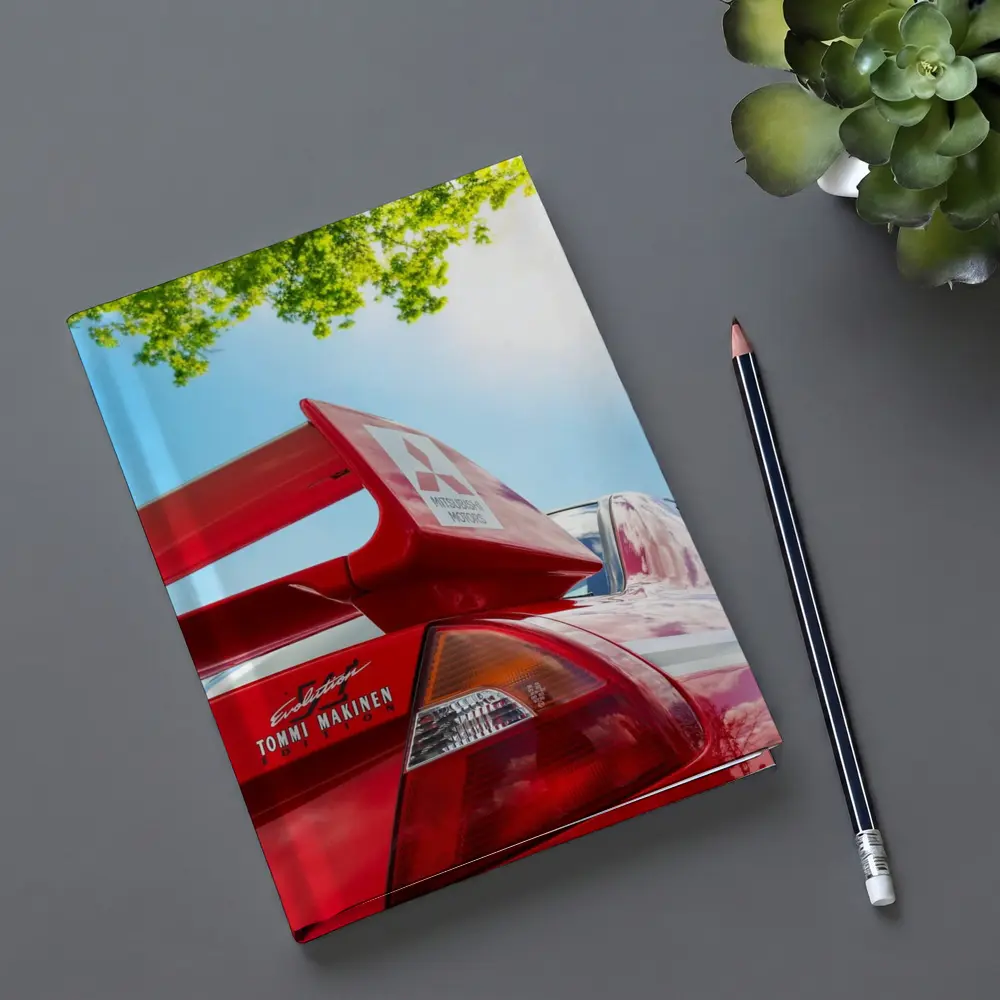 Mitsubishi Lancer Evolution Tommi Makinen Red – Notebooks
