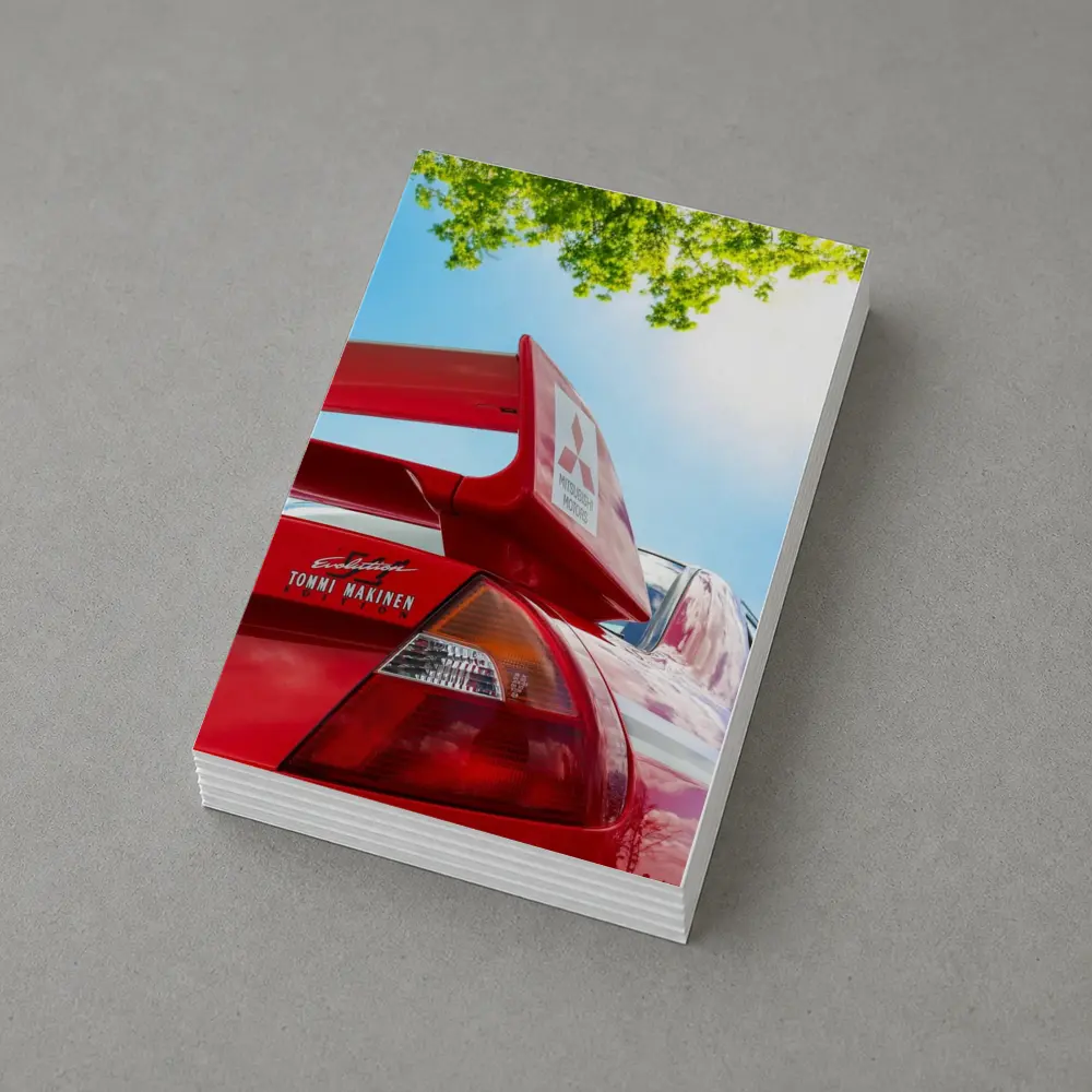 Mitsubishi Lancer Evolution Tommi Makinen Red – Postcards