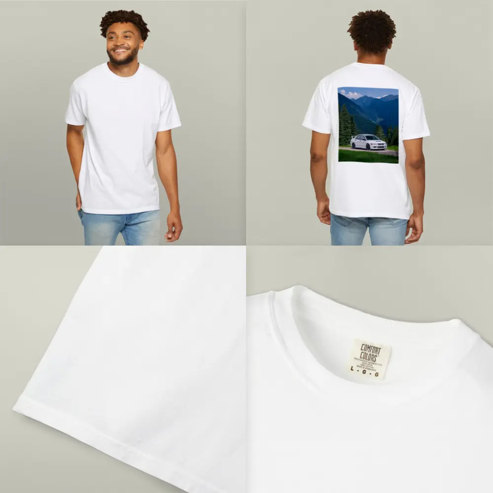 Mitsubishi Lancer Evolution White Mountain Road – T-Shirts