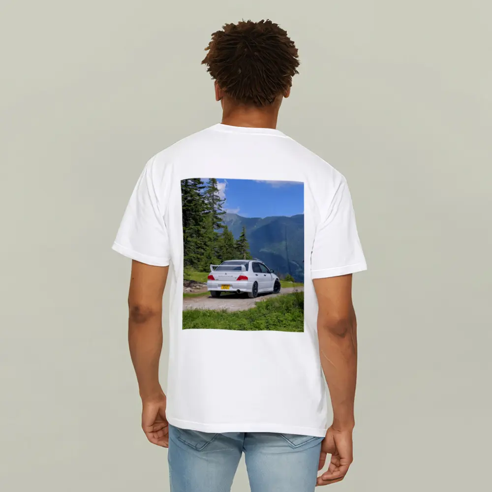 Mitsubishi Lancer Evolution White Mountain Road – T-Shirts