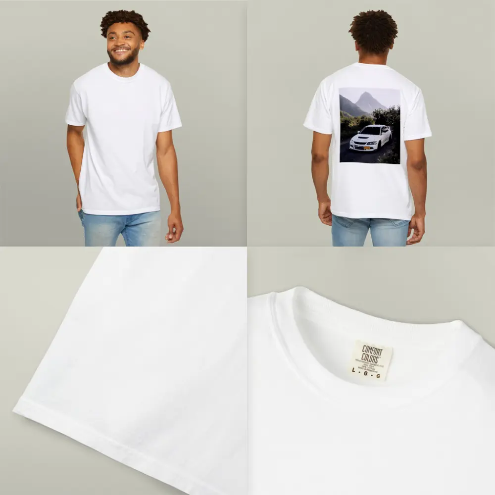 Mitsubishi Lancer Evolution White Mountain Road – T-Shirts