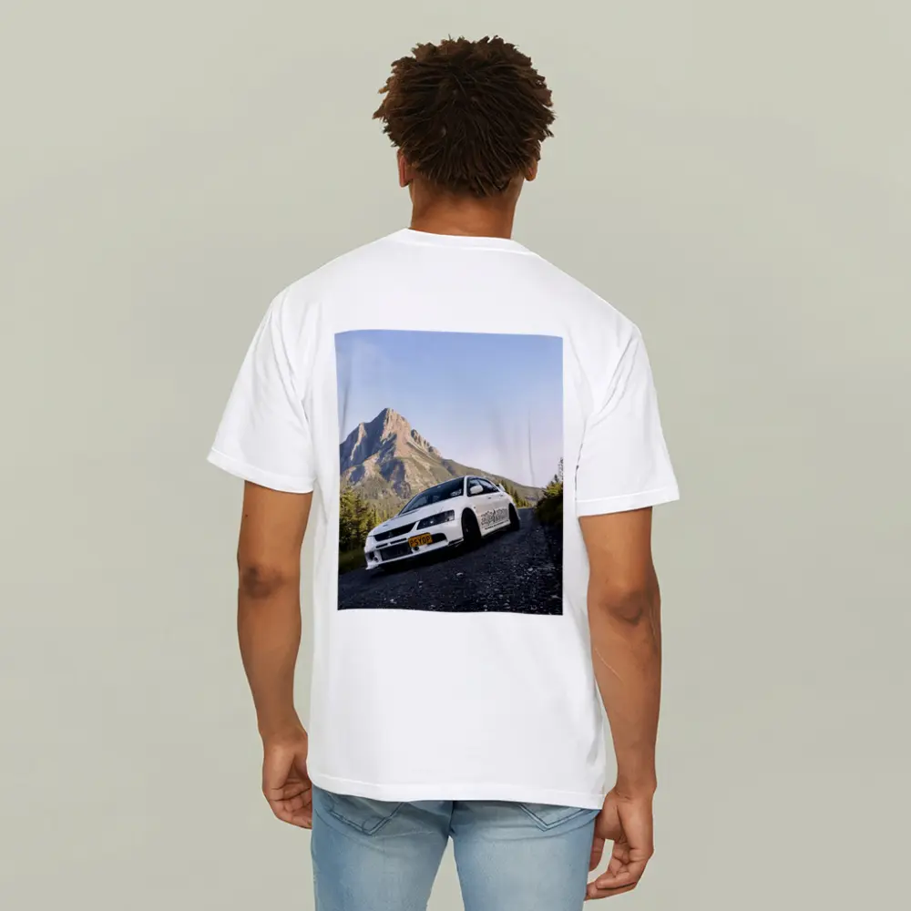 Mitsubishi Lancer Evolution White Mountain Road – T-Shirts