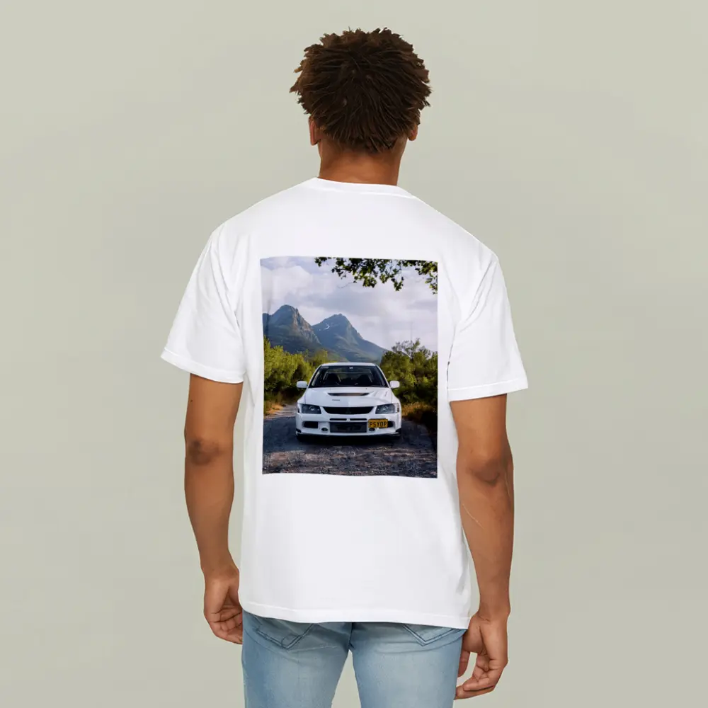 Mitsubishi Lancer Evolution White Mountain Road – T-Shirts