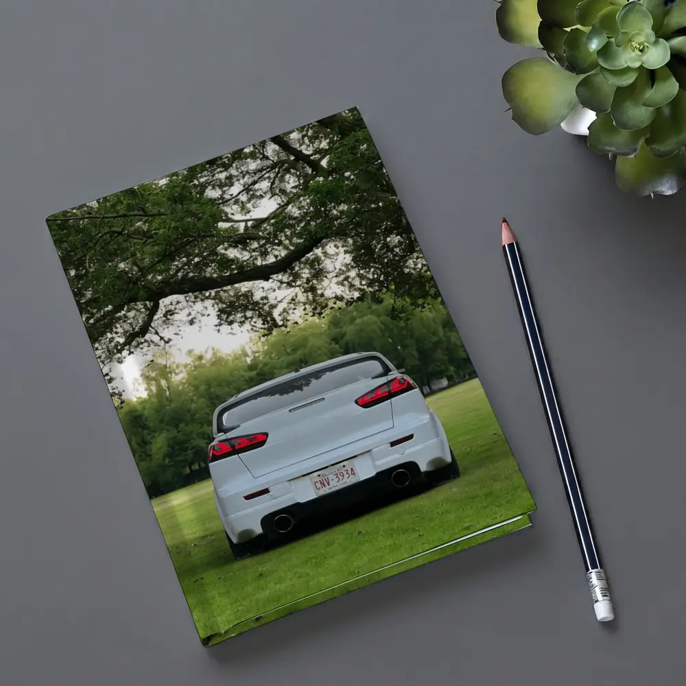 Mitsubishi Lancer White Rear Park Setting – Notebooks