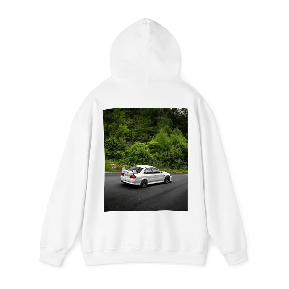 Mitsubishi Lancer Evolution White Mountain Road – Hoodies
