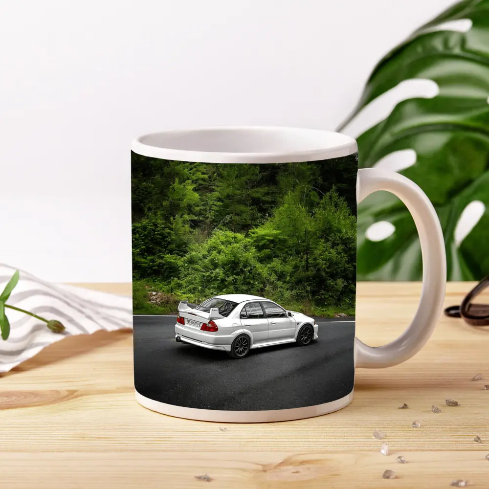 Mitsubishi Lancer Evolution White Mountain Road – Mugs