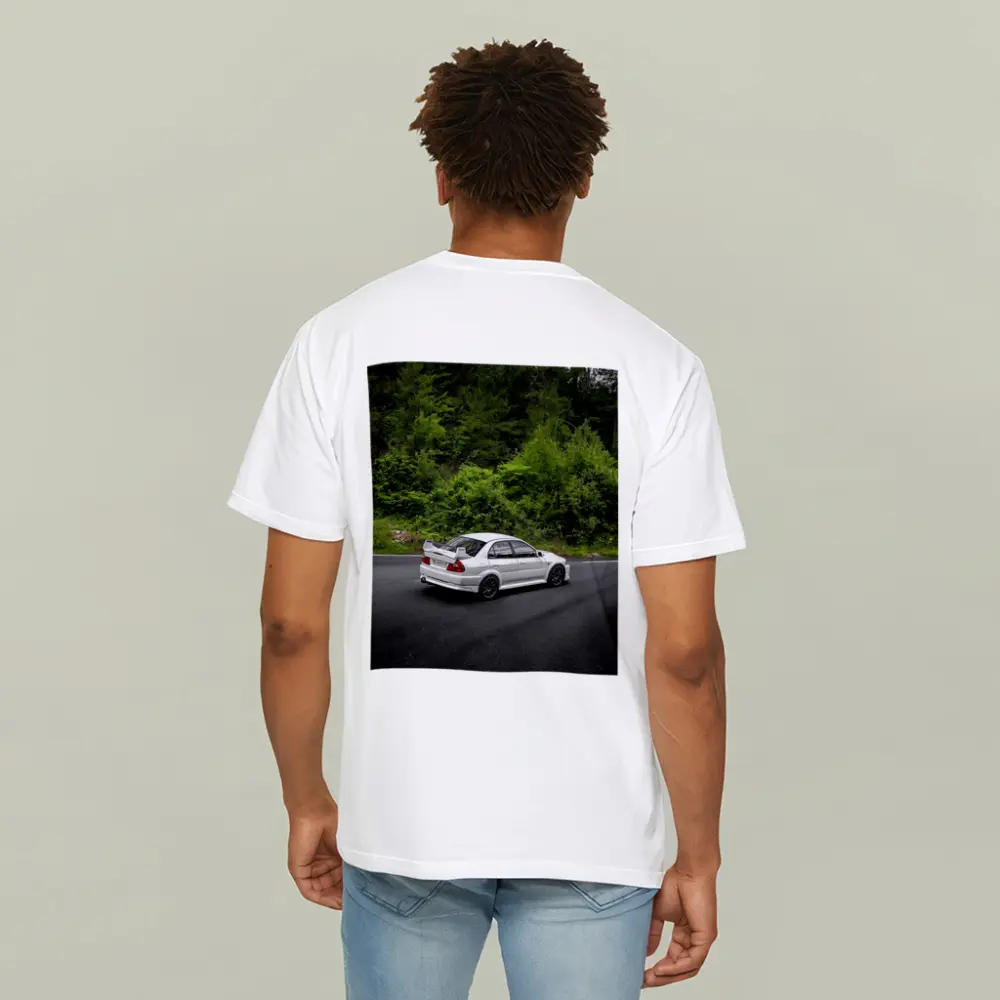 Mitsubishi Lancer Evolution White Mountain Road – T-Shirts