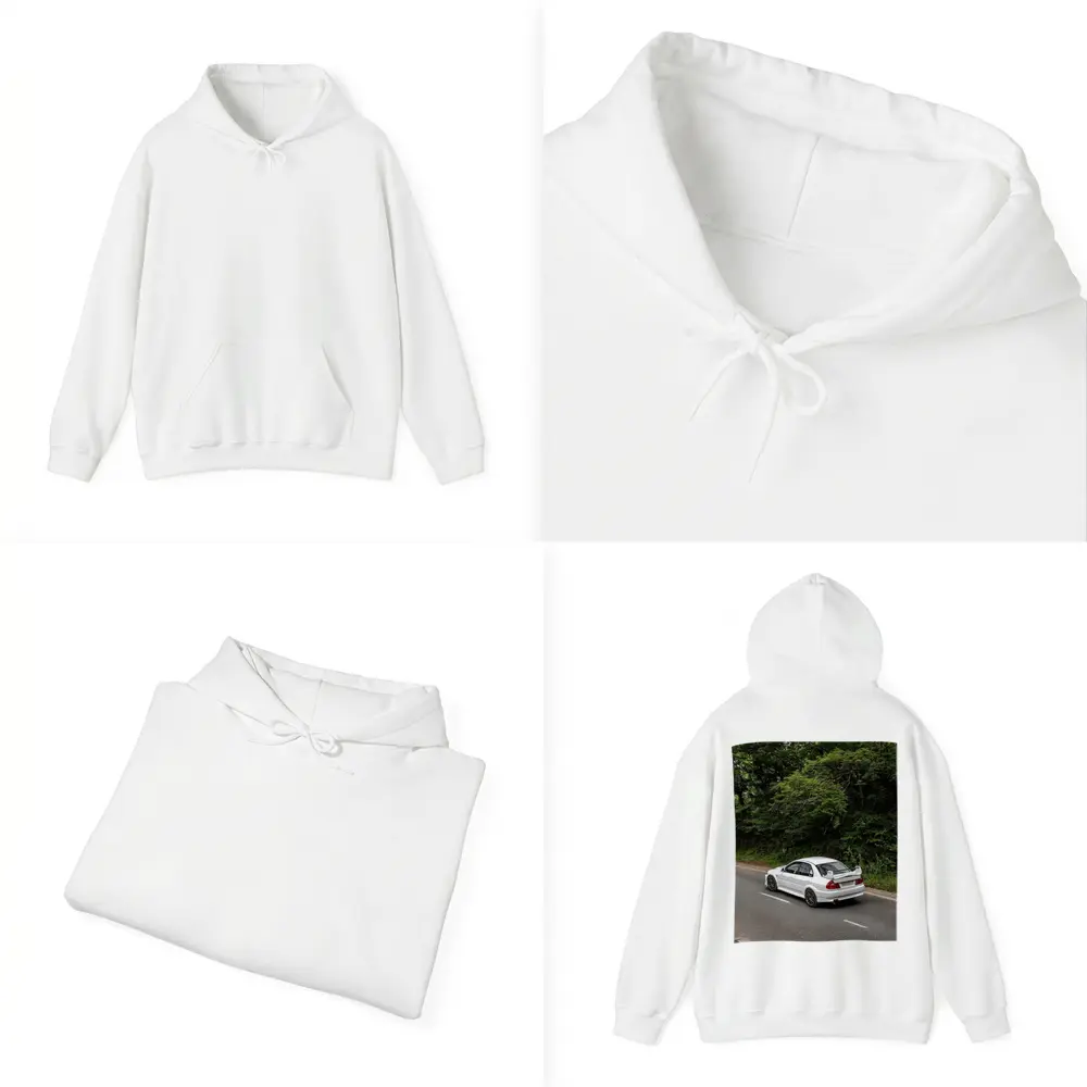 Mitsubishi Lancer Evolution White Road Drive – Hoodies