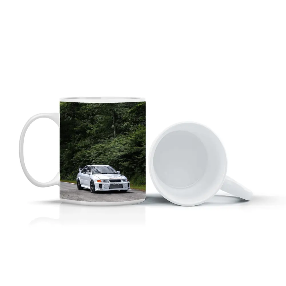 Mitsubishi Lancer Evo White Mountain Road – Mugs